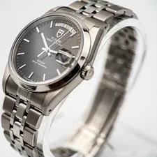 Tudor Prince Day-Date 76200 – Black Dial – 36mm Steel – 2
