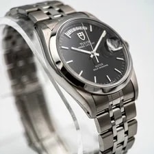 Tudor Prince Day-Date 76200 – Black Dial – 36mm Steel – 3