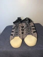 A Bathing Ape X Neighborhood Adidas Superstar Boost Size 10 Flaws 4