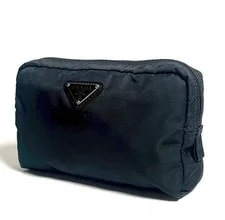 Prada — Prada Re Mini Triangle Logo Auth 16cm Zip — Handbag — resale