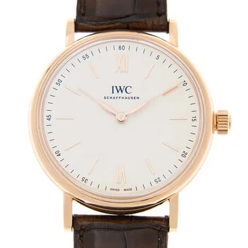 IWC — Portofino Silver-Plated Dial 18K Rose Gold IW511101 — Watch — resale