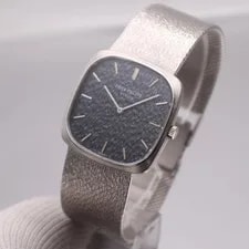 Patek Philippe Ellipse 28mm 18k White Gold Blue Sigma Dial 3566/1G 3