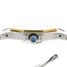Cartier Santos Octagon LM Date White Dial Automatic Watch_962182 3