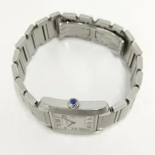Cartier Tank Française MM Quartz SS Ivory Dial W51003Q3 Authentic From Japan 2