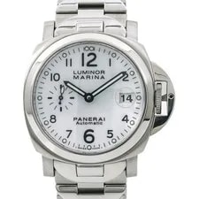 Panerai Luminor Marina PAM00051 SS White Dial Automatic 40mm 2