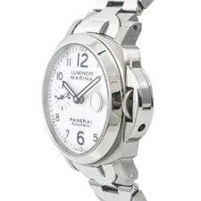 Panerai Luminor Marina PAM00051 SS White Dial Automatic 40mm 3