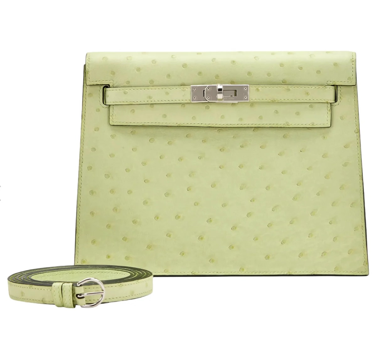 Hermès Kelly Danse Autruche Bourgeon