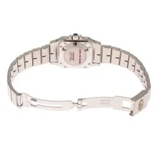 Cartier Santos Galbee SM 82036288 Stainless Steel / Yellow Gold 34mm #DW2467 4
