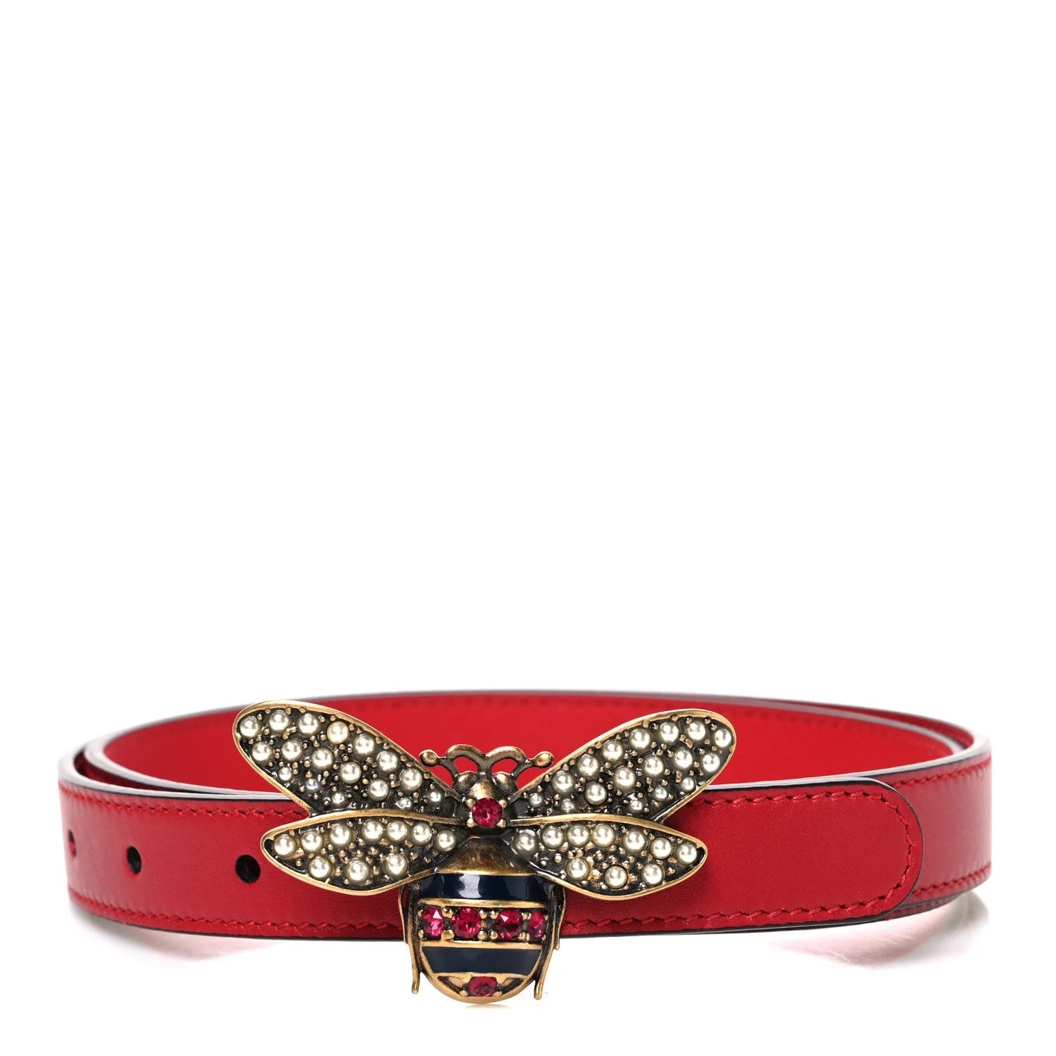 Gucci — Queen Margaret Bee Belt 80 32 — Accessory — resale