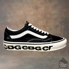 Size 7 Comme des Garçons X Vans OG Old Skool LX Sidewall VN0A4P3X60E 3
