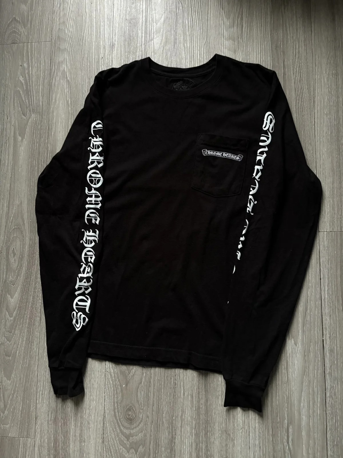 Chrome Hearts — Hearts Scroll Long Sleeve Tshirt — streetwear — resale
