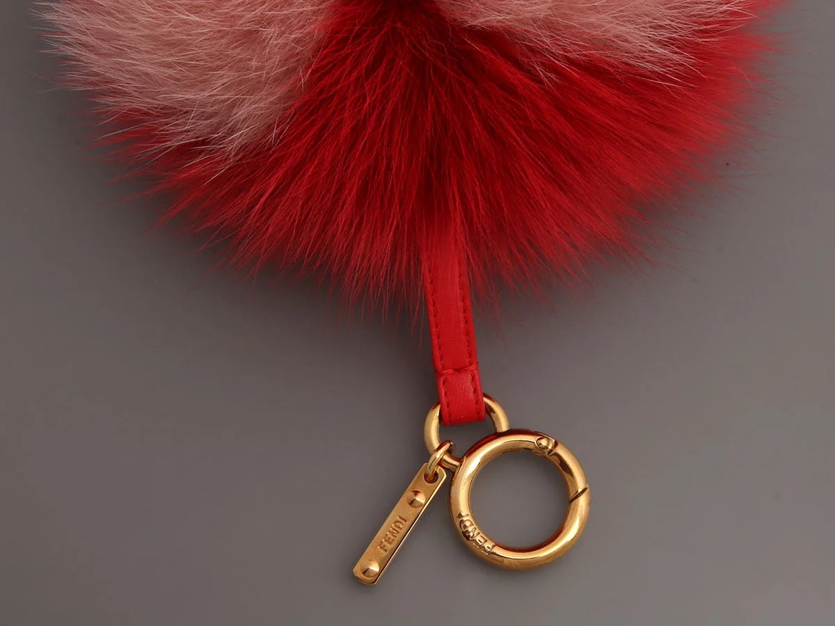 Fendi and Fox Heart Pom Charm 4