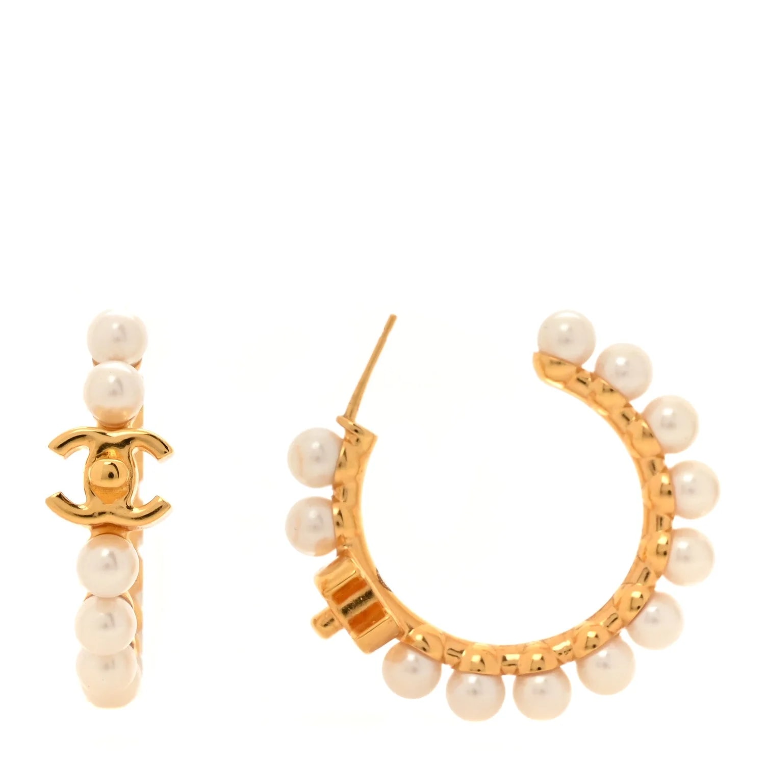 Chanel — CC More Is More Small Hoop — Jewelry — resale
