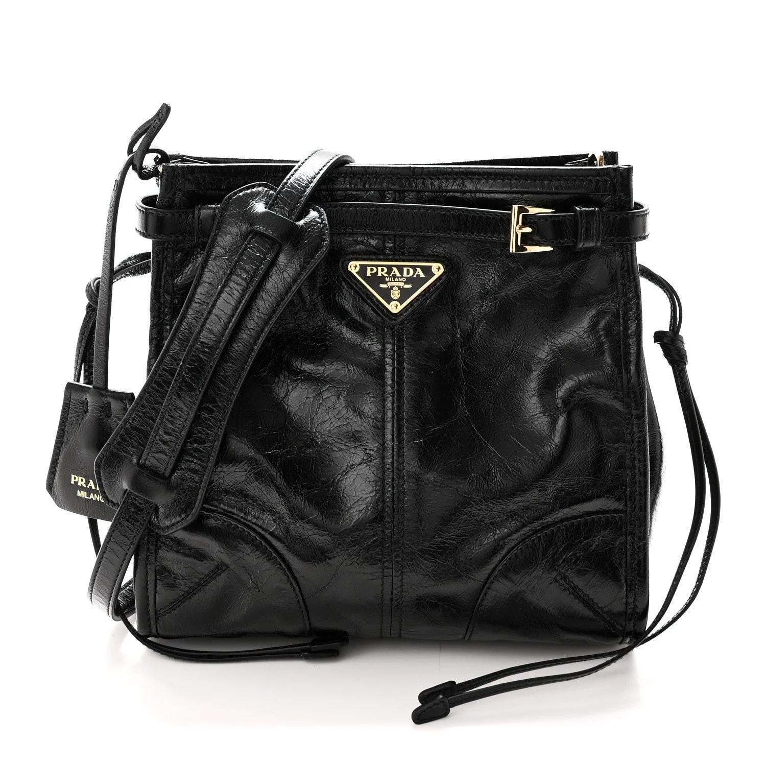 Prada — Soft Lux Mini Bonnie — Handbag — resale