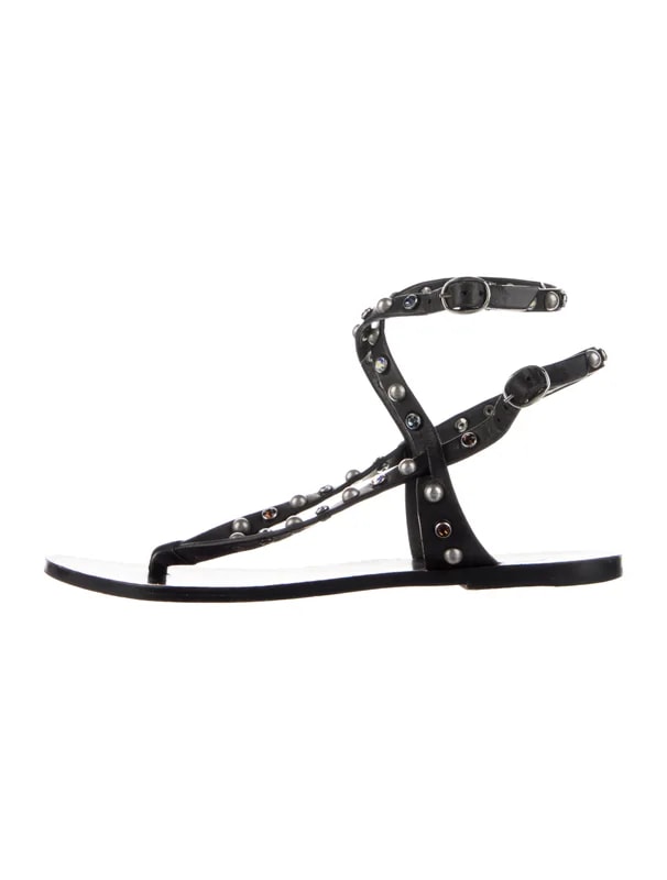 Isabel Marant — Studded Accents Gladiator — Designer Shoe — resale