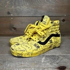 Vans — Vans X Peanuts Charlie Maize Sk8 Hi Shoes — Sneaker — resale