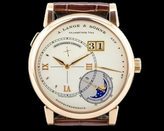 Worldofluxuryus — A. Lange & Söhne Lange 1 Luna Mundi 18K Rose & White Gold Limited ’s — Watch — resale