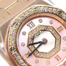 Audemars Piguet Royal Oak Mini Ref.67076OR Quartz 18KPG Diamond 166903 4