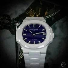 AET Remould Patek Philippe Nautilus 1 of 5 Purple Dial White Ceramic 3