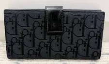 Dior Y2K Signature Iconic Monogram Saddle Wallet W/ Chain 4