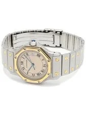 Cartier Santos Octagon W2001583 Quartz 29mm Box Ivory Stainless Steel 2