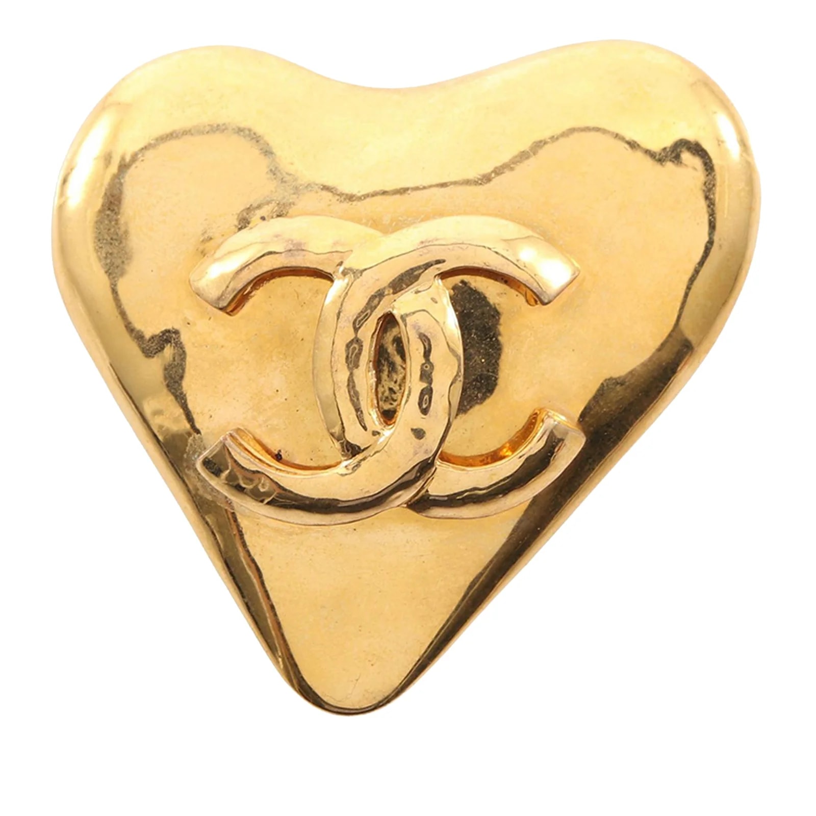 Chanel — CC Heart Brooch — Jewelry — resale