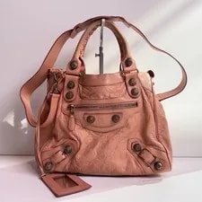 Balenciaga — Balenciaga Giant Mini City 2WAY Crossbody BB4Fei — Handbag — resale