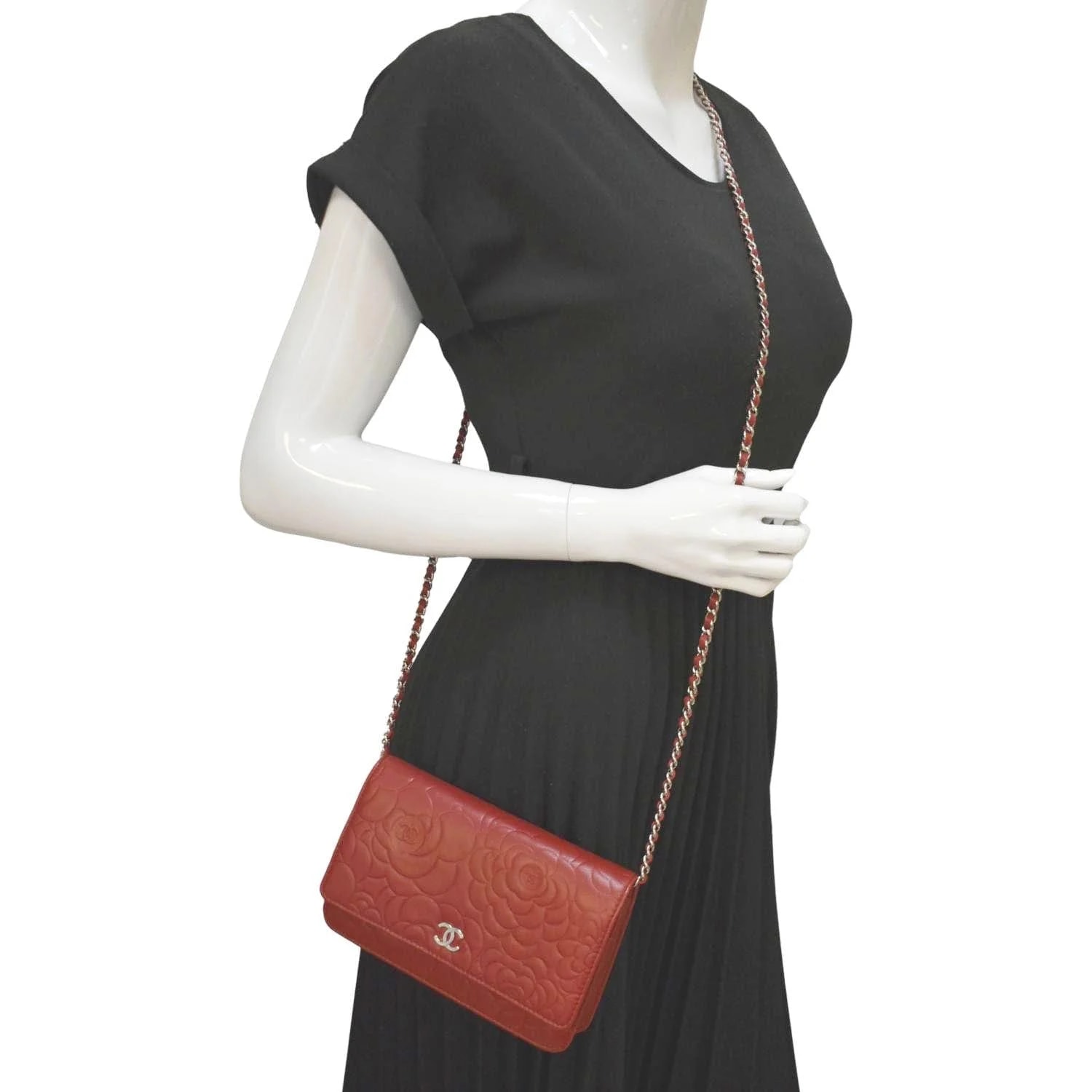 Chanel Camellia Wallet on Chain WOC 2