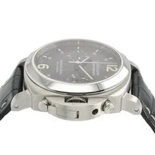 Panerai Luminor Chronograph Black Dial Steel 40mm Automatic ’S PAM00310 4