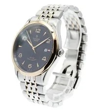Tudor Geneve 91651 42mm Ss/rg Black Dial Automatic Date #C173 2