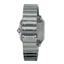 Cartier Santos Large 4072 Steel 38 Mm Green Roman Dial Automatic 4