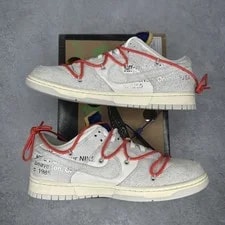 11.5M/13WNike Dunk Low Off-White Lot 13 ** 2