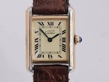 Cartier Must de Tank W1003153 104303 Silver / Gold Plated 20.5mm Quartz #WJW266 3