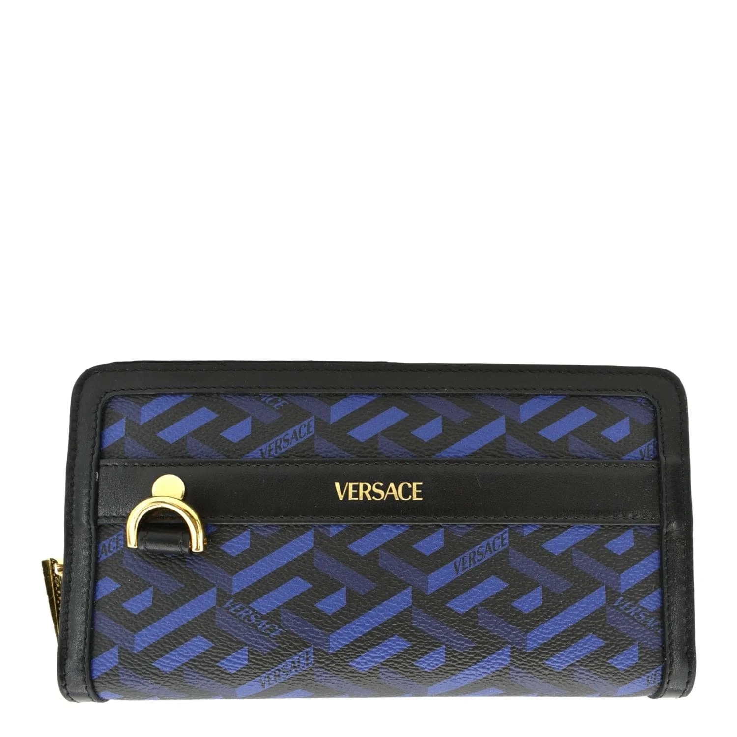 Versace — Versace la Greca Long Zip Wallet — Handbag — resale