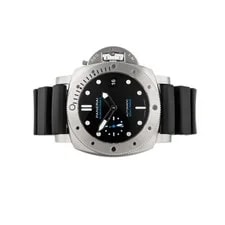 Panerai Submersible Stainless Steel Black Dial 42mm Pam01591 2