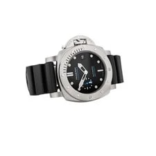 Panerai Submersible Stainless Steel Black Dial 42mm Pam01591 4