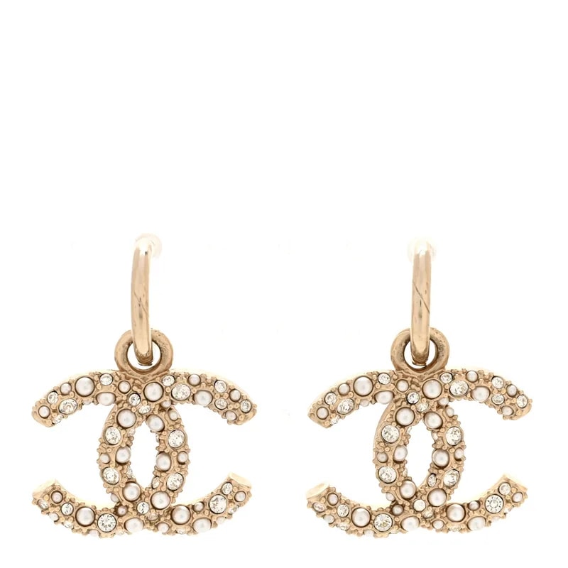 Chanel — Pearls CC Drop Light — Jewelry — resale