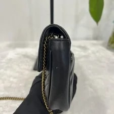 Auth Gucci GG Marmont Super Mini Crossbody Chevron 3