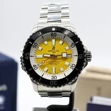 Breitling Superocean 46 Yellow 1 of 500 Ltd Edition Warranty Dec 2028 3