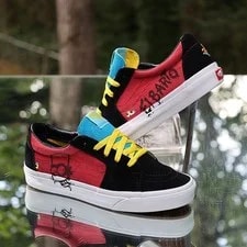 Vans Sk8-Low the Simpsons El Barto ’s Size 6 Custom VN0A4UUK17A 2
