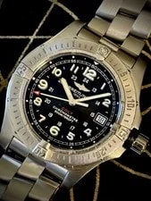 Breitling — Breitling Colt Chronometre 500M Quartz A74380 Stainless Steel 41mm Diver Arabic — Watch — resale