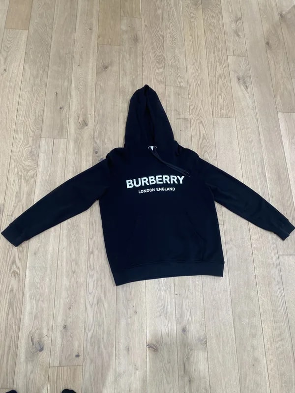 Burberry — Burberry Logo Lexstone Hoodie (XL) — streetwear — resale