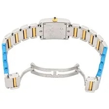 Cartier W51027Q4 2384 Tank Francaise SM Ivory Dial PG SS US 3