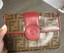 Fendi — Fendi Logo Small / Flap Crossbody Magnetic, Detachable Strap — Handbag — resale