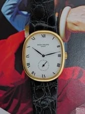 Patek Philippe — Patek Philippe Ellipse Ref.3948 Case Gold 18 KT Manual Cal.215 White Roman Dial — Watch — resale