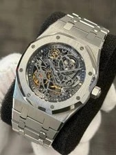 Audemars Piguet — Audemars Piguet Royal Oak Openwork Skeleton 15305ST Steel Box Papers 2016 15305 — Watch — resale