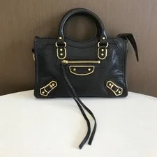 Auth Balenciaga Mini City Giant HW 2