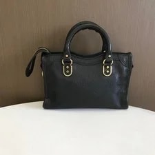 Auth Balenciaga Mini City Giant HW 3