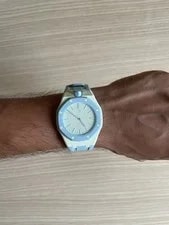 Audemars Piguet X Swatch Royal Pop Blue Eight SSX03L101N NEW With Strap 4