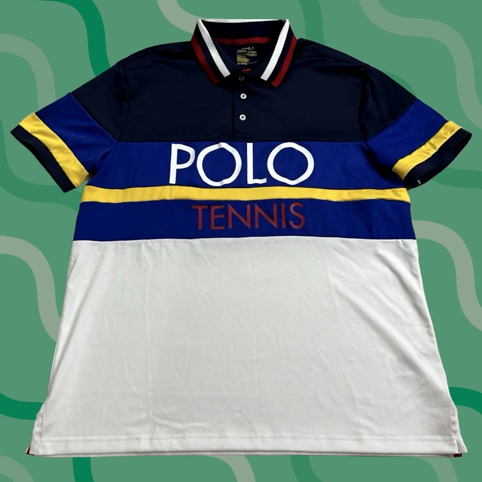Polo Ralph Lauren — Polo Ralph Lauren Shirt L Tech Piqué Performance Tennis Polo — streetwear — resale